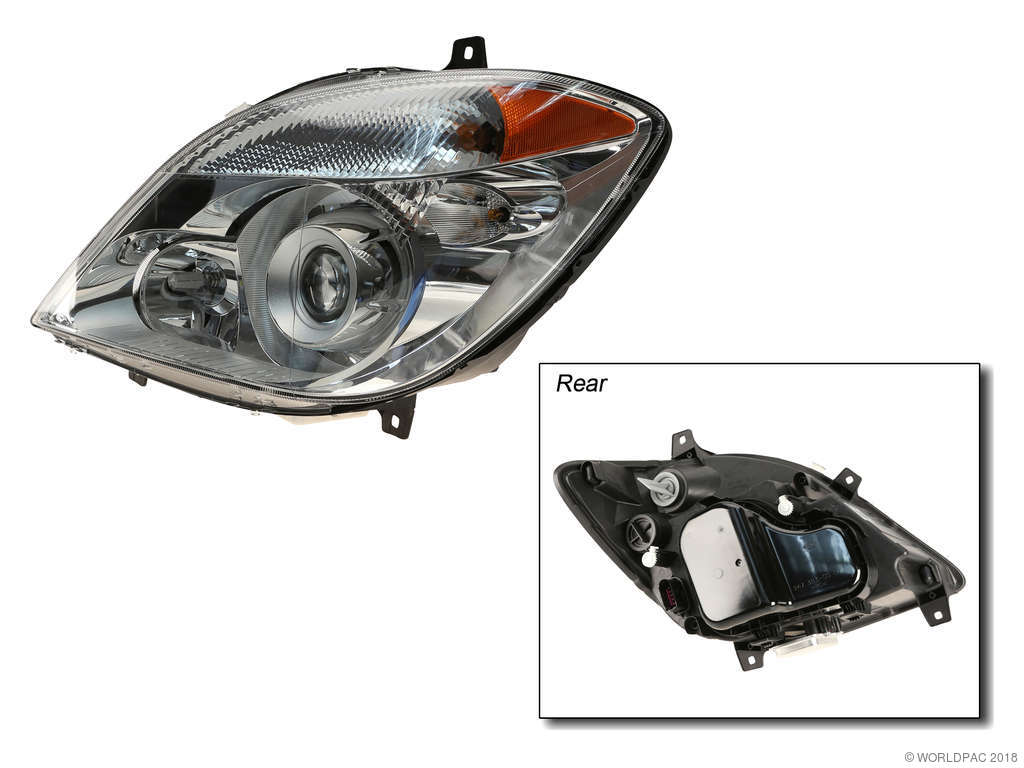 2018, 2017, 2016, 2015, 2014, 2013, 2012 Freightliner Sprinter 3500 2500 Headlight Assembly