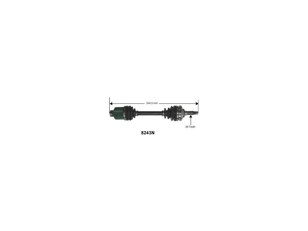 1992, 1991, 1990, 1989, 1988 Mazda 626 CV Axle Assembly