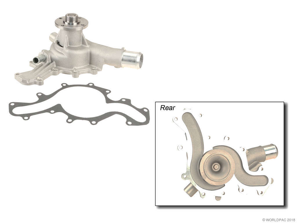 2010, 2009, 2008, 2007, 2006, 2005, 2004, 2003, 2002, 2001, 2000, 1999, 1998, 1997 Ford Explorer Engine Water Pump