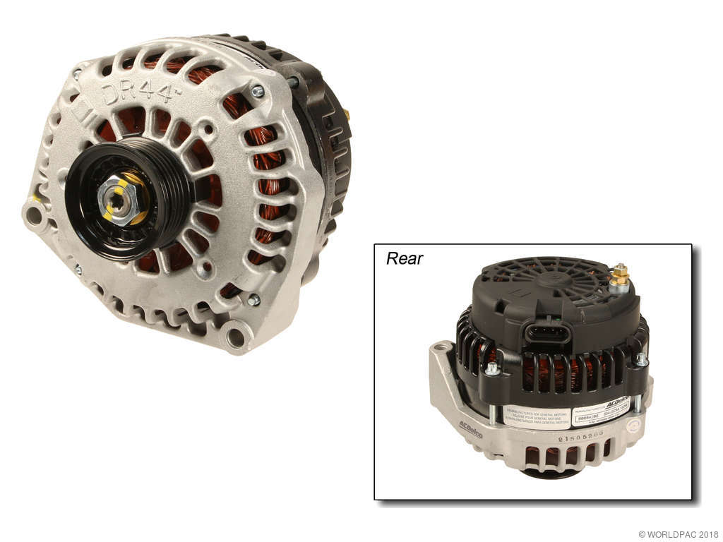 Chevrolet Tahoe Alternator Replacement Acdelco Bbb Industries 2002 Chevrolet Tahoe Alternator Acdelco W0133 1968516 With 145 Amp Rpo 8c8 Remanufactured