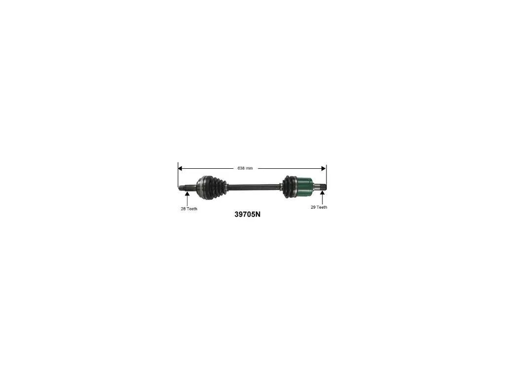 1999, 1998, 1997 Acura CL CV Axle Assembly