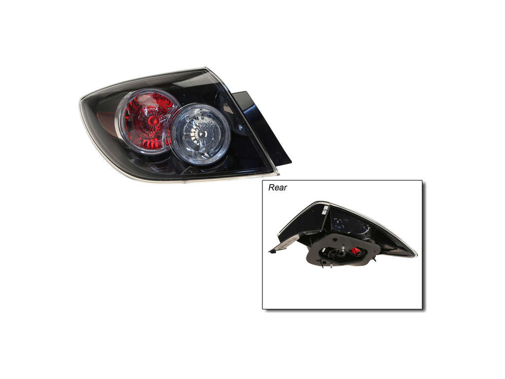 2009, 2008, 2007 Mazda 3 Tail Light Assembly